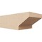 Ekena Millwork 6in. W x 4in. H x 12in. L Clemmons Woodgrain TimberThane Rafter Tail, Primed Tan RFTUR06X04X12CLERCPR - alternate 1
